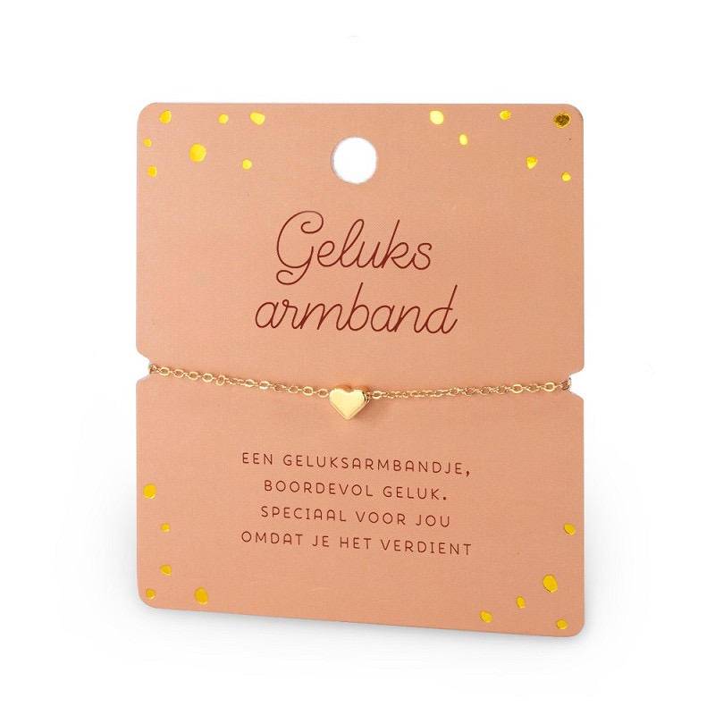 Armband hartje | Geluksarmband