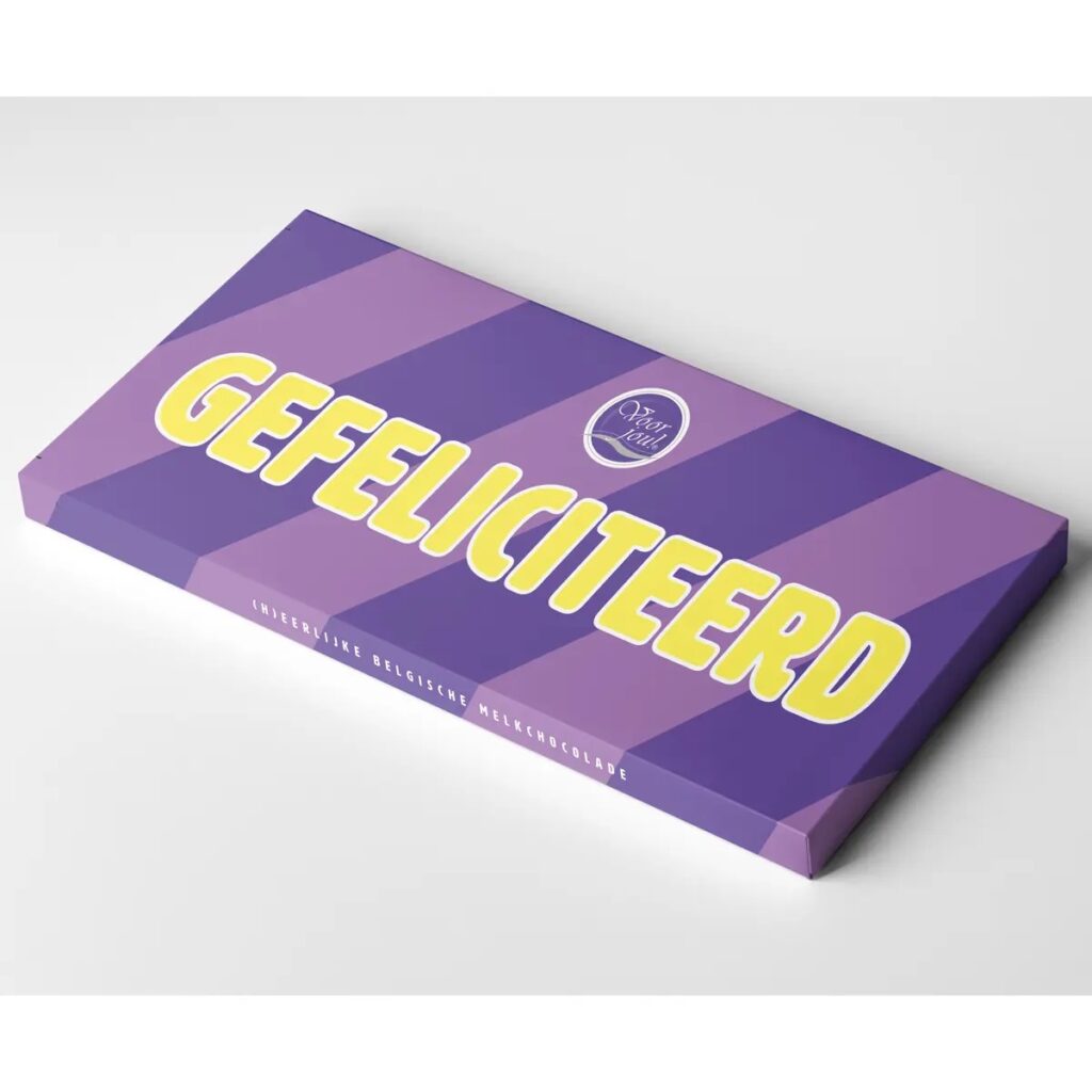 Chocolade wensreep | Gefeliciteerd