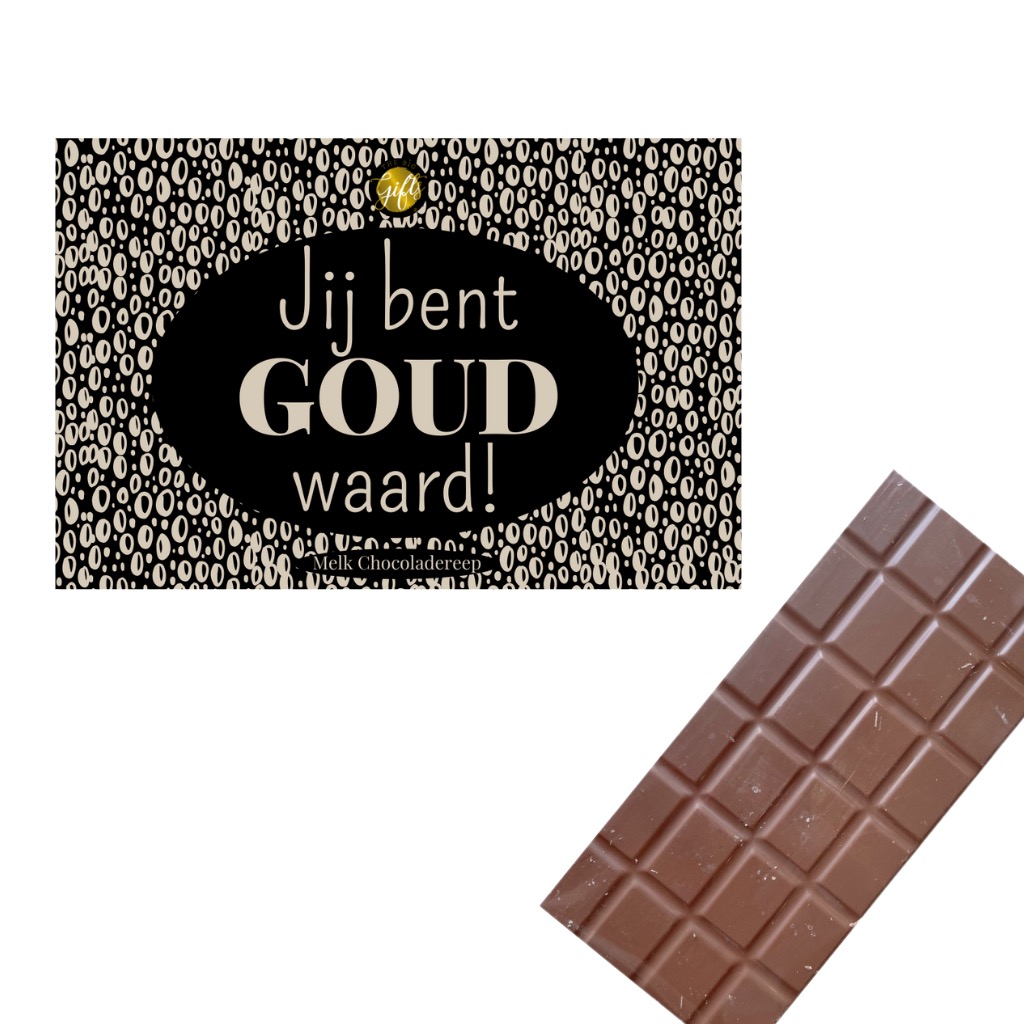 Chocoladereep | Jij Bent Goud Waard!