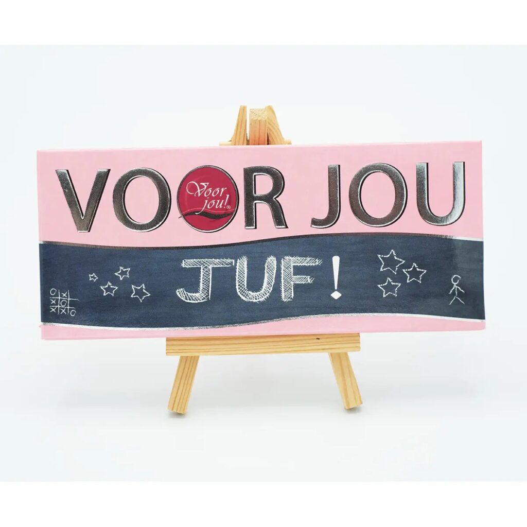 Chocolade wensreep - Voor Jou | Juf