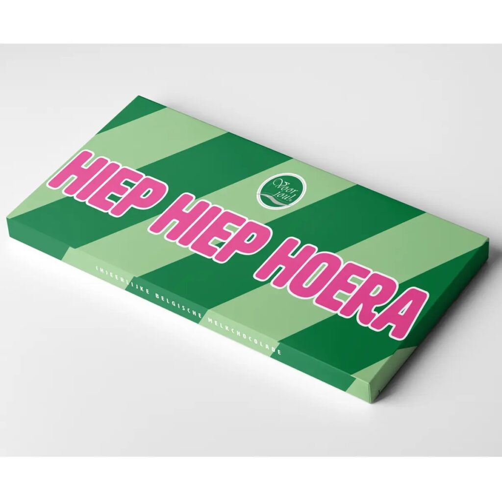 Chocolade wensreep - Hiep Hiep Hoera