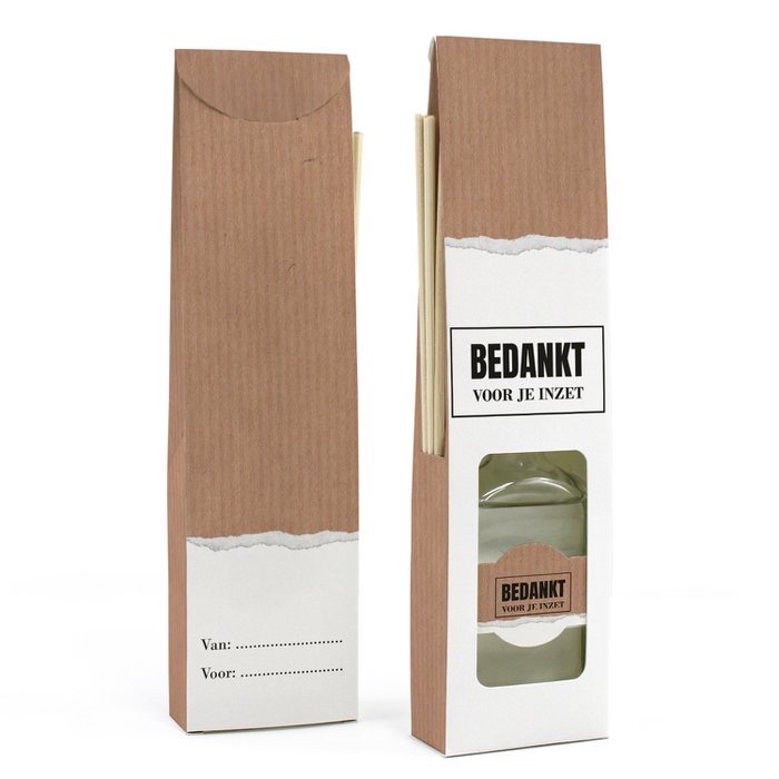 Geurstokjes | Bedankt Voor Je Inzet