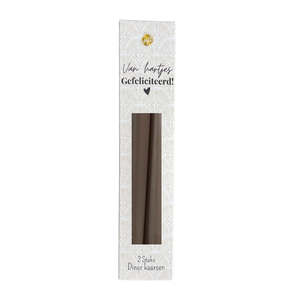 Kaars | Van Hartjes Gefeliciteerd!