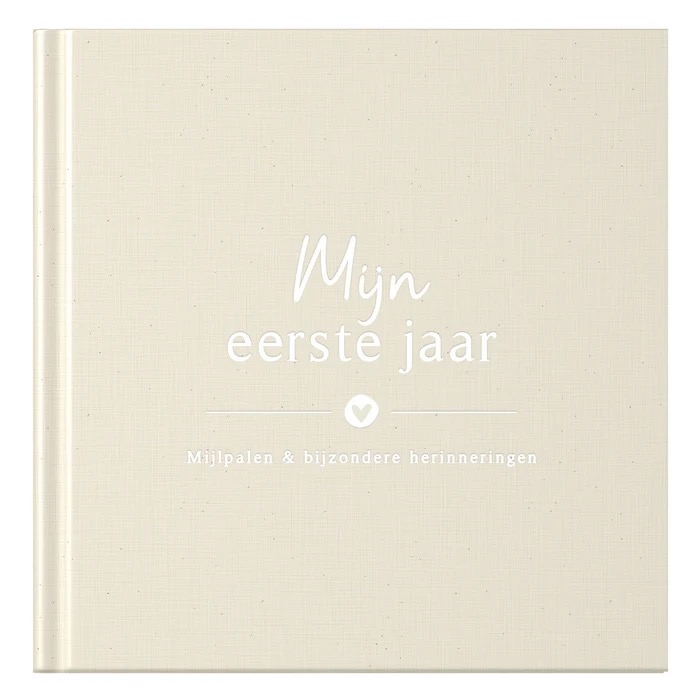 Kraamboek Linnen | Mijn Eerste Jaar
