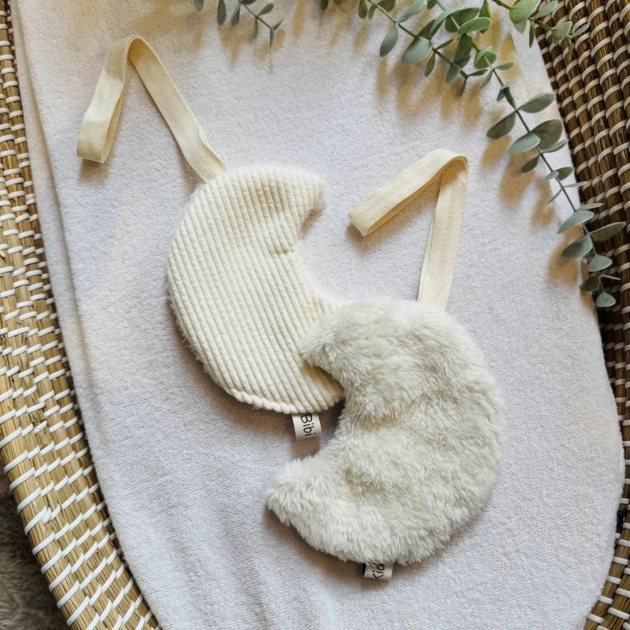 Speendoekje Maan | Rib/Teddy