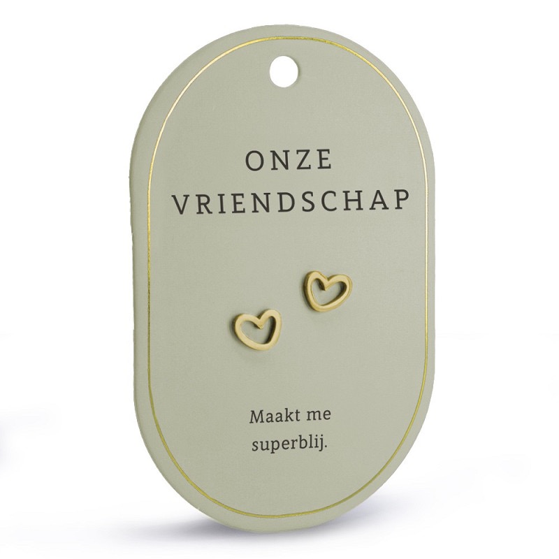 Oorbellen goud | Onze Vriendschap