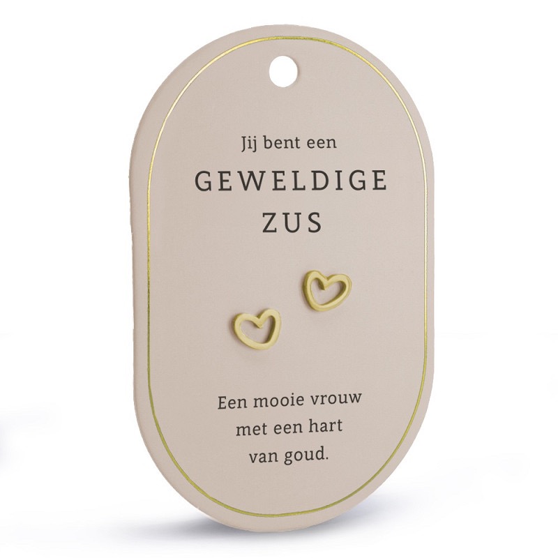 Oorbellen goud | Geweldige Zus