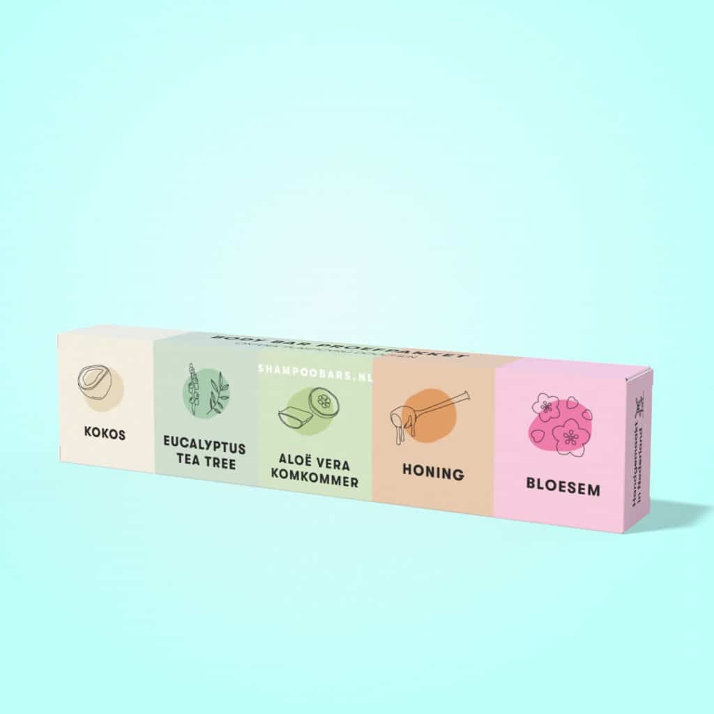 Shampoo Bars | Body bar | Proefpakket (5 stuks)