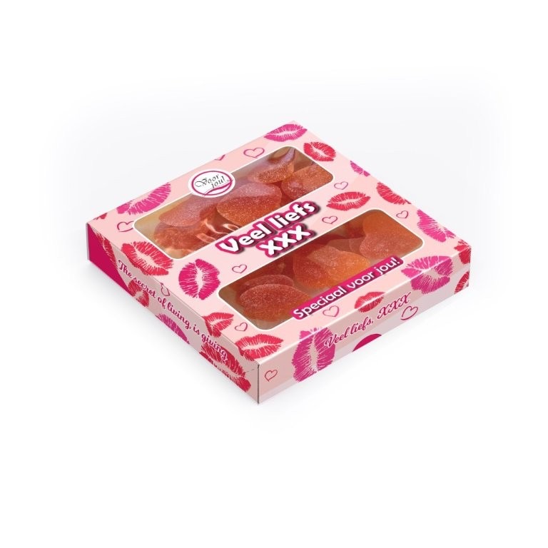 Snoepcadeau | Veel liefs XXX
