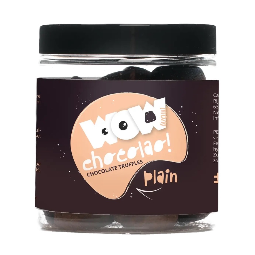 WOW Chocolao! Chocoladetruffel | Plain Pure