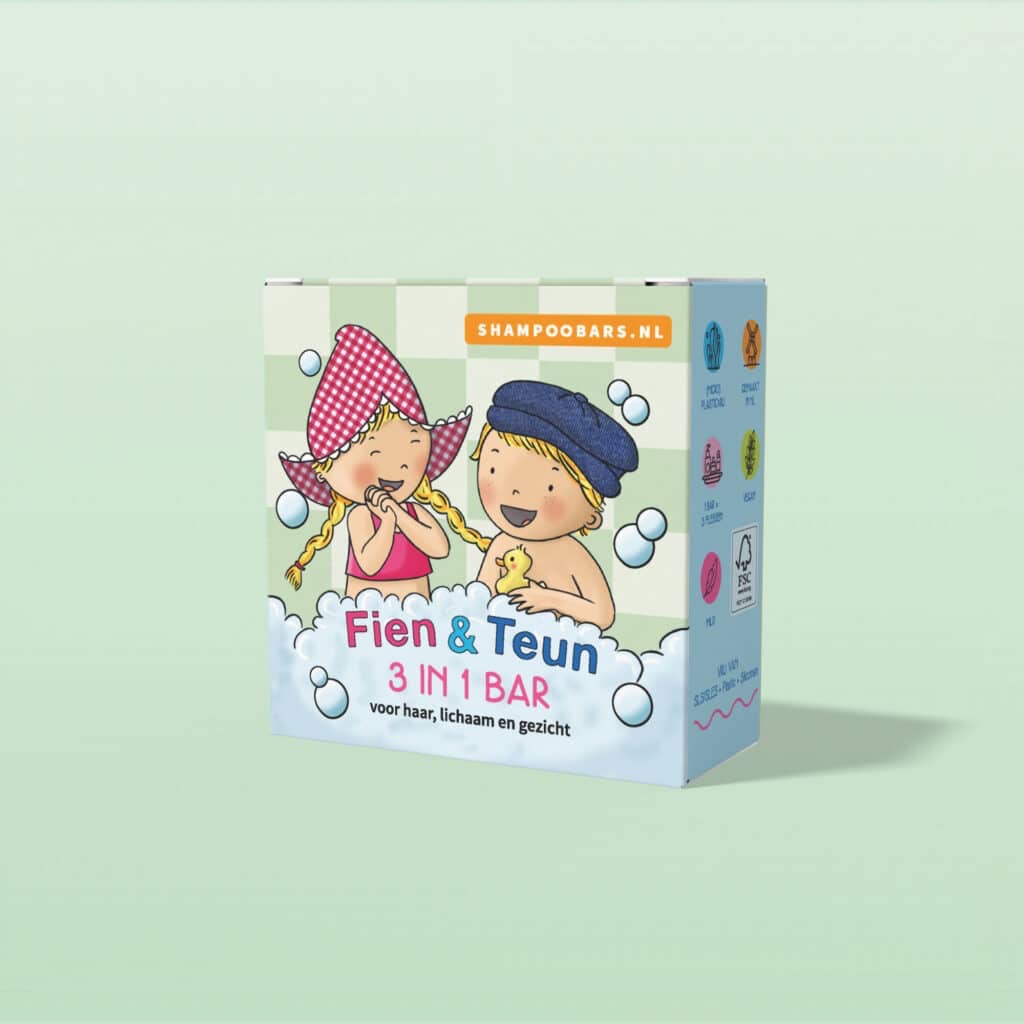 Shampoo Bars | 3-in-1 bar | Fien & Teun