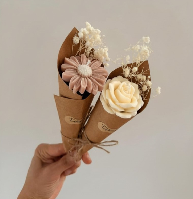 Designkaars Floral | sojawas